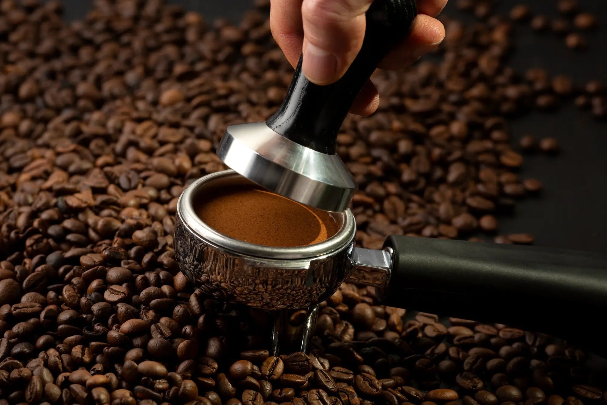 coffee beans and coffee blend